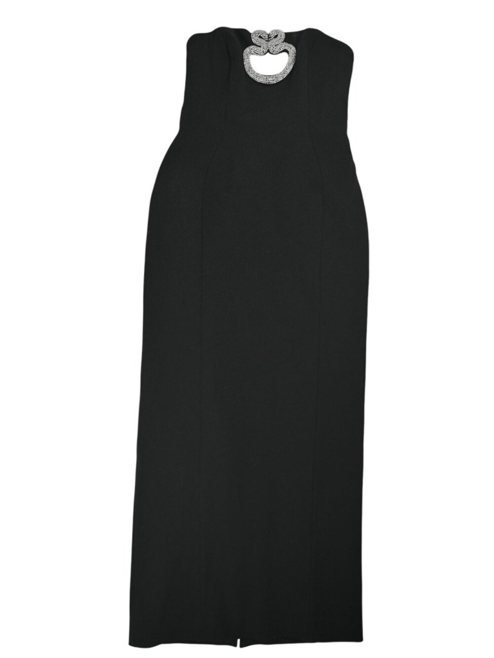 Meshki Hilda Embellished Strapless Maxi Dress in Black